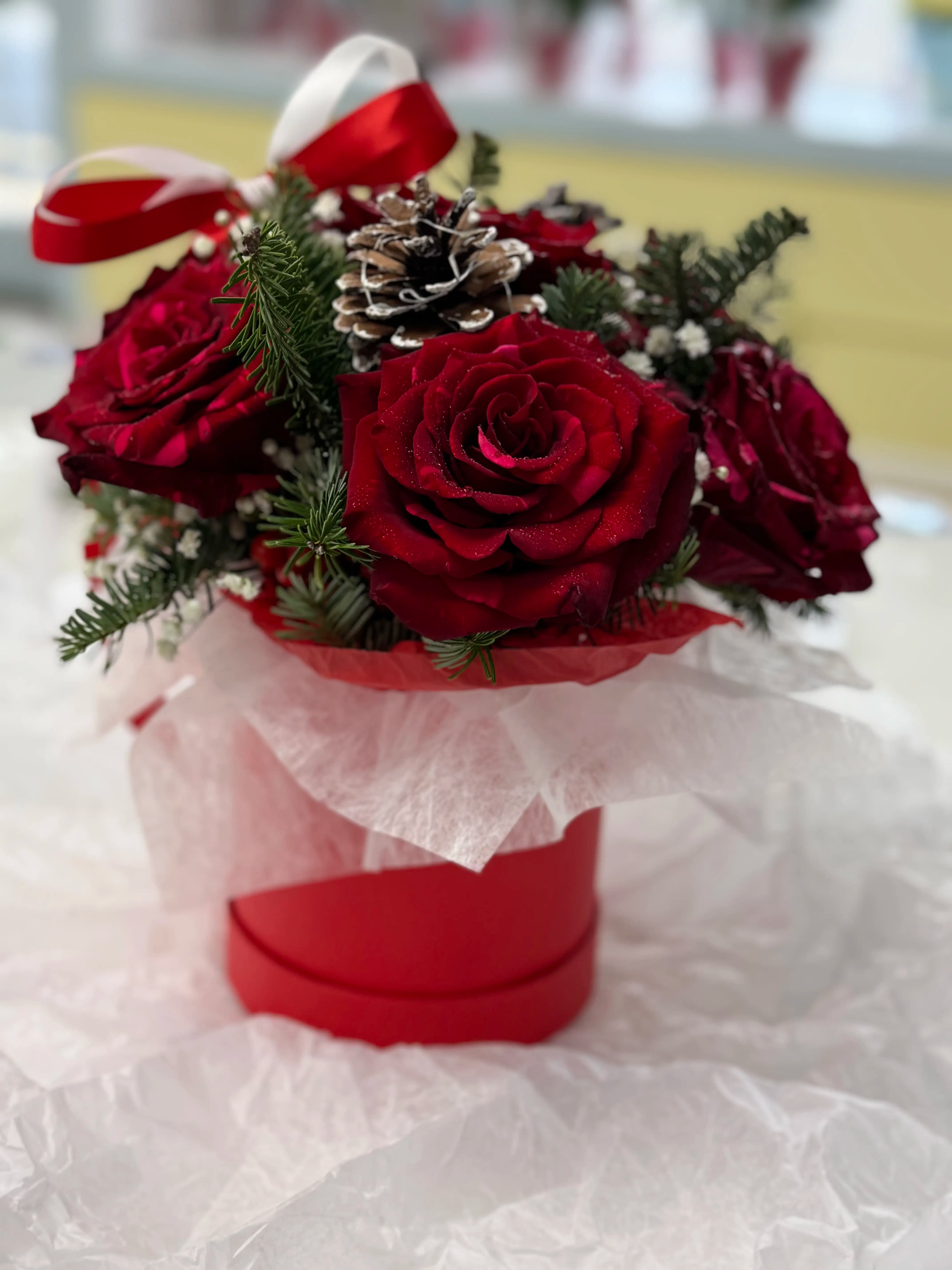 Winter Romance Rose Arrangement